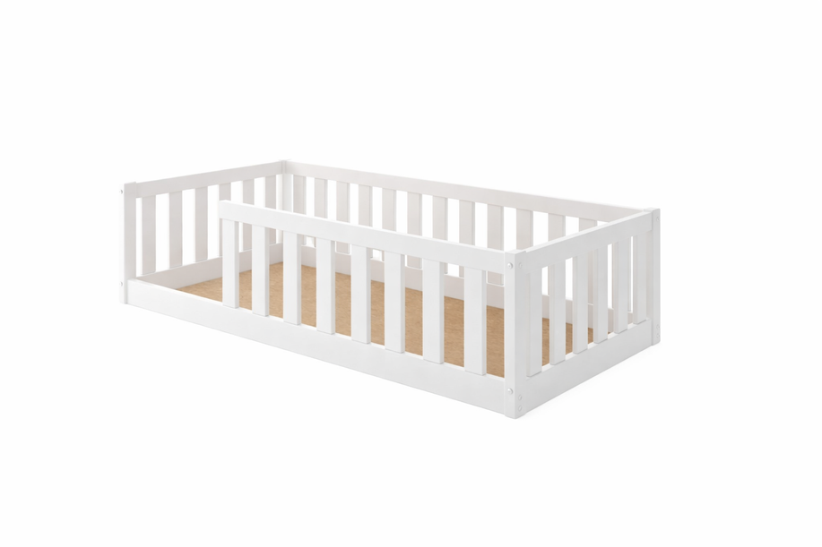 Lit enfant simple Bella Sima 120x200, blanc