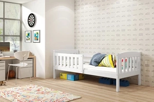 Lit ado simple Jacquot 90X200, blanc
