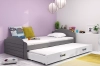 Graphite \ Tiroir + lit supplémentaire \ Blanc \ Sans matelas