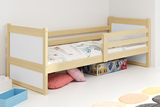 Lit ado simple Rico 90X200 avec matelas, pin/blanc