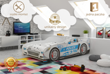 Lit enfant simple Cars 80X160 avec matelas, argent