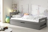 90 X 200 \ Graphite \ Avec matelas