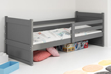 Lit ado simple Rico 90X200 avec matelas, gris