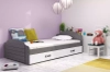 Graphite \ Tiroir \ Blanc \ Sans matelas