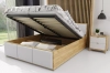 140 X 200 \ Kraft \ Relevés \ Blanc \ Avec matelas