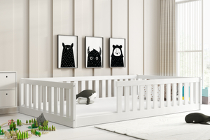 Lit enfant simple Bella Sima 120x200, blanc